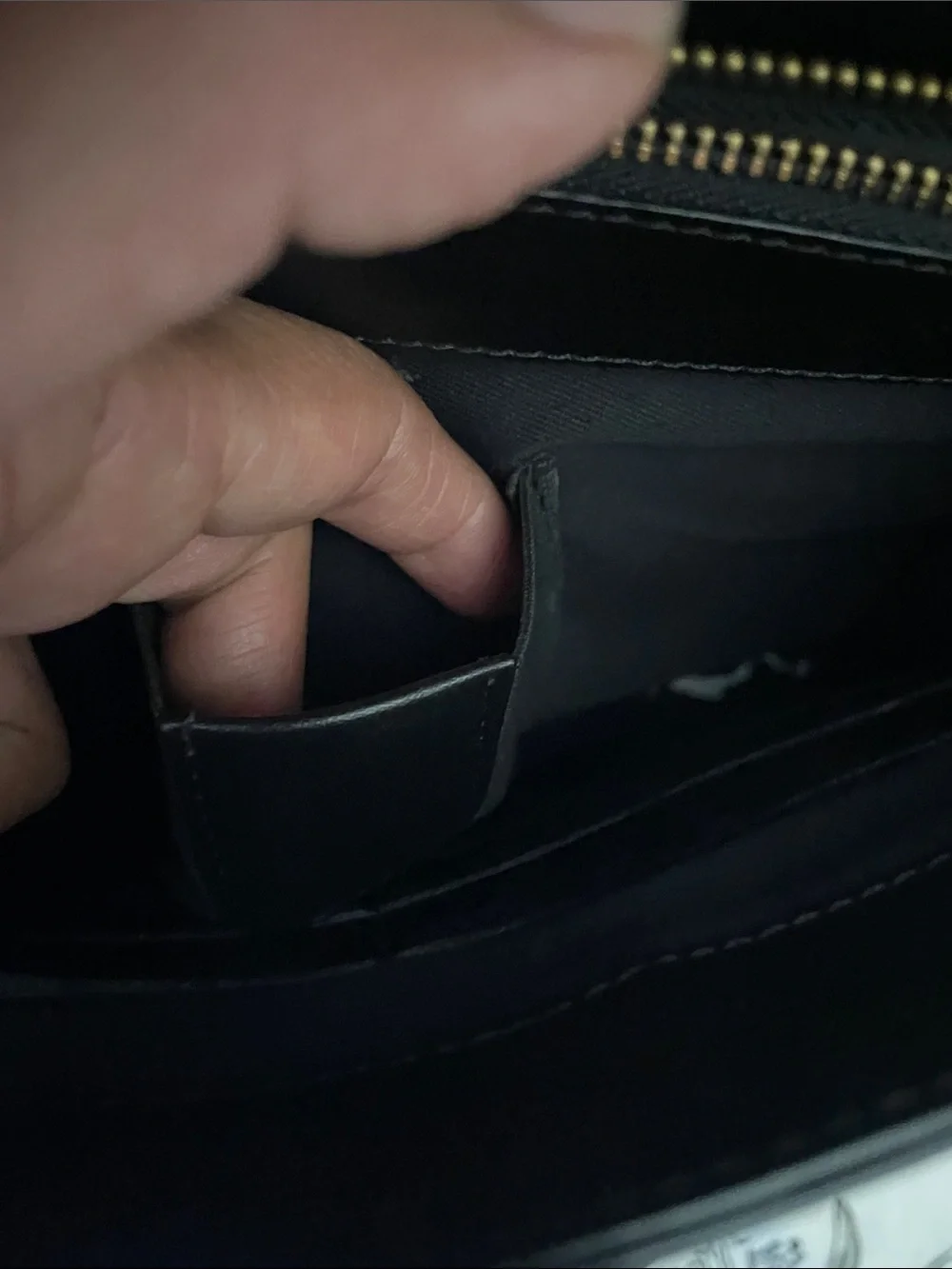 Celine Black Embossed Logo Leather Top-Handle Briefcase